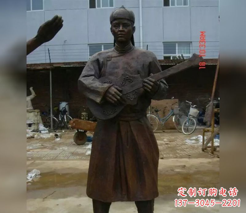 绵阳传承蒙古族传统,让男人雕塑回到公园