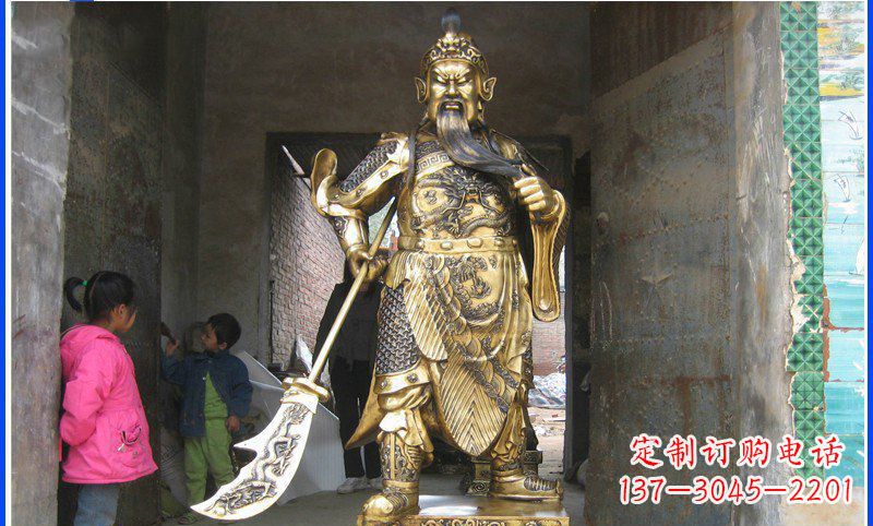 绵阳铸魂关公雕塑，让古老传说继续传承
