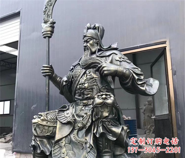 绵阳高雅典雅的关公铜雕