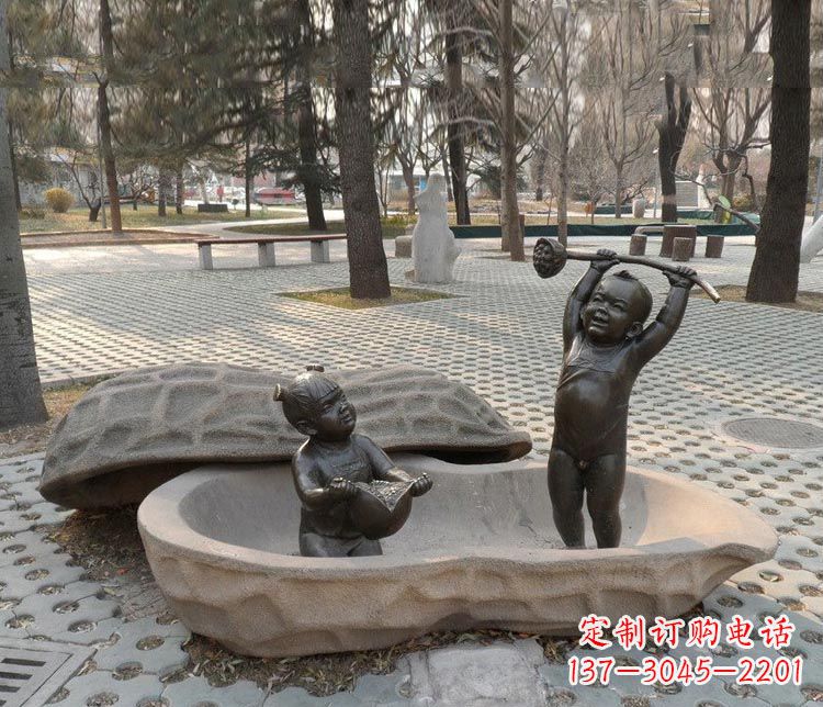 绵阳中领雕塑:拿莲蓬和石榴,让铜雕流传爱的美好