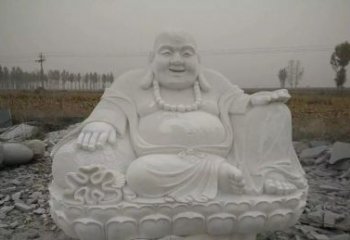 绵阳质感非凡的汉白玉弥勒佛雕塑
