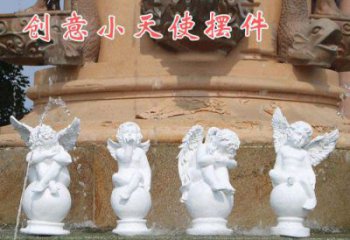 绵阳中领雕塑：汉白玉小天使雕塑
