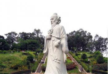 绵阳张仲景石雕雕塑，精工细作，传承古代文化