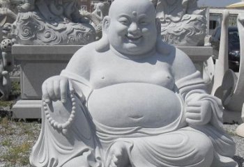 绵阳精美高雅的汉白玉弥勒佛雕像