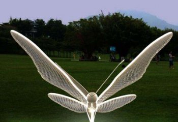 绵阳花园不锈钢装饰蝴蝶雕塑