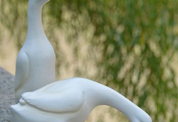 绵阳高端花园水池鸭子雕塑