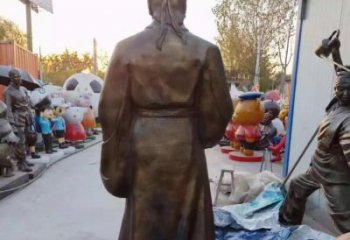 绵阳精美雕塑永流传——华佗名医铜雕（定制）