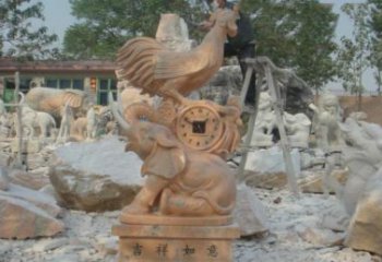 绵阳精美的公鸡石雕，带您回到传统