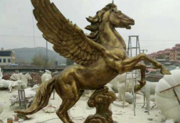 绵阳祥云飞马铜雕，艺术品之美