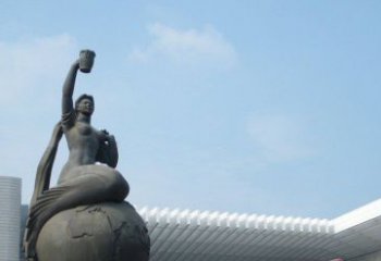 绵阳中领雕塑推出的精美雕塑——铜铸地球塑像，…