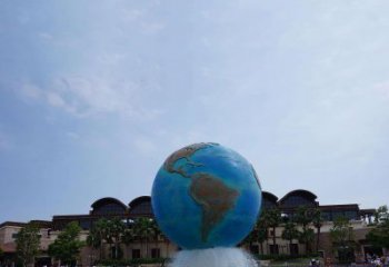 绵阳定制大型不锈钢地球雕塑