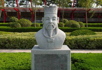 绵阳精美绝伦，欧阳询石雕头像
