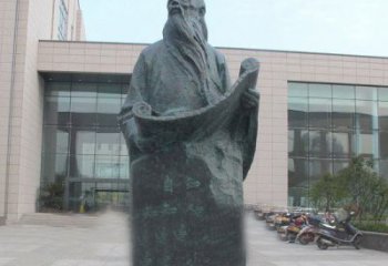绵阳老子校园名人铜雕——精雕细琢，百年不朽