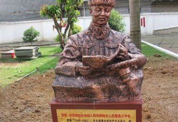 绵阳中领雕塑推出尊贵的雷锋铜雕，以纪念传奇人…