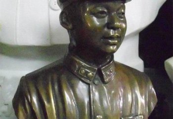 绵阳雷锋胸像校园玻璃钢雕塑