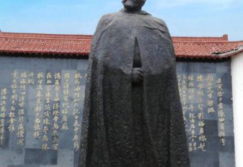 绵阳精美手工雕刻林则徐铜雕像