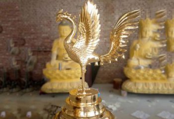 绵阳丰富神秘的朱雀铜雕摆件