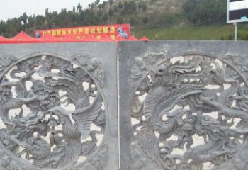 绵阳龙凤呈祥公园景观石雕--精美绝伦的龙凤陪伴
