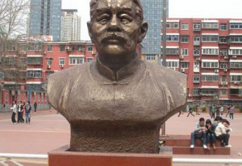绵阳中领雕塑为您打造高端优质的鲁迅胸像铜雕