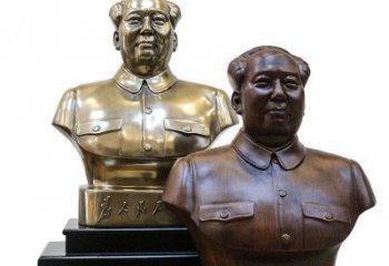 绵阳定制你的名人铜雕毛主席胸像