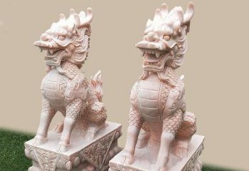 绵阳门口看门神兽麒麟石雕