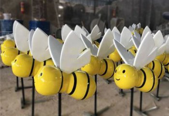 绵阳动感蜜蜂雕塑，营造精致的都市公园
