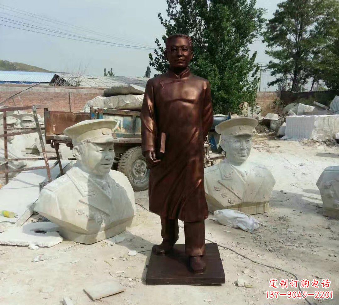 绵阳匠心精神打造经典陶行知雕塑