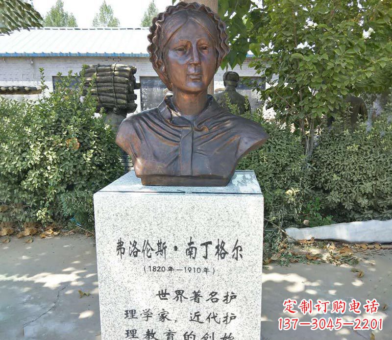 绵阳贴近历史的精致南丁格尔铜雕