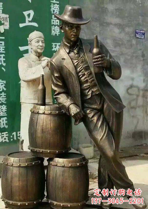 绵阳精美高雅的牛仔铜雕