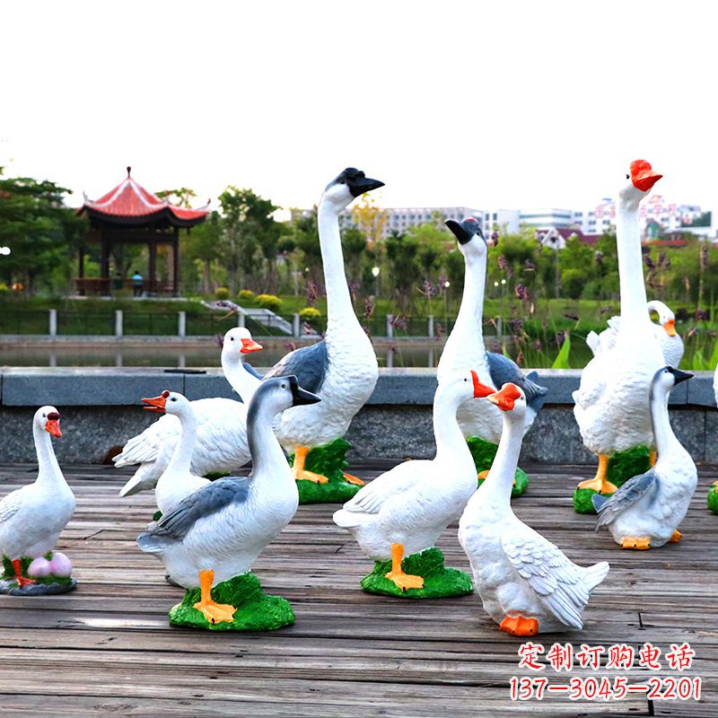 绵阳高端铜质农场天鹅雕塑