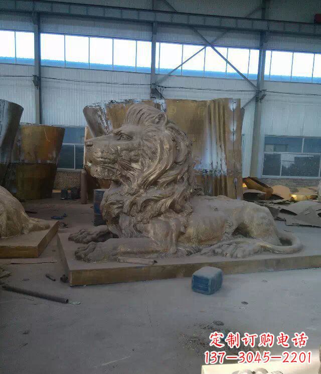 绵阳中领雕塑推出的西洋狮子铜雕,是一件充满传…