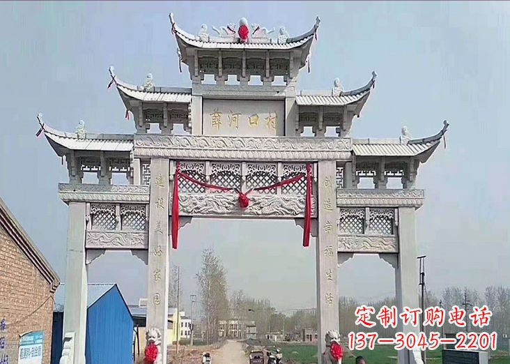 绵阳石牌坊雕塑,让您定制属于自己的雕塑!