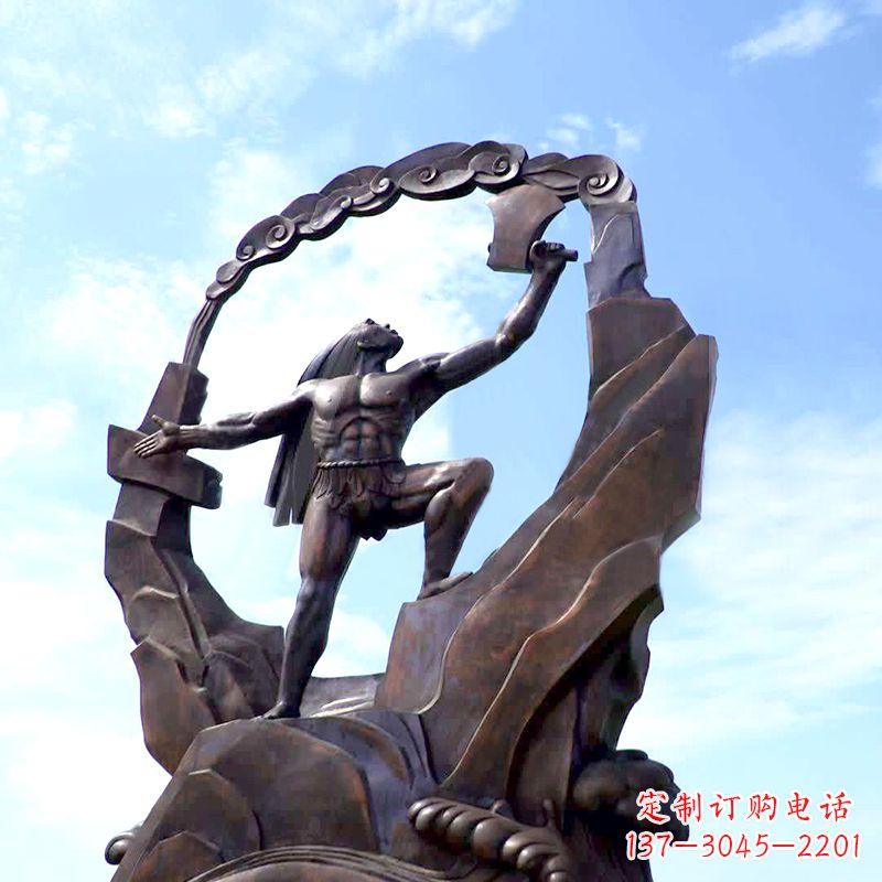 绵阳盘古开天大型景观雕塑