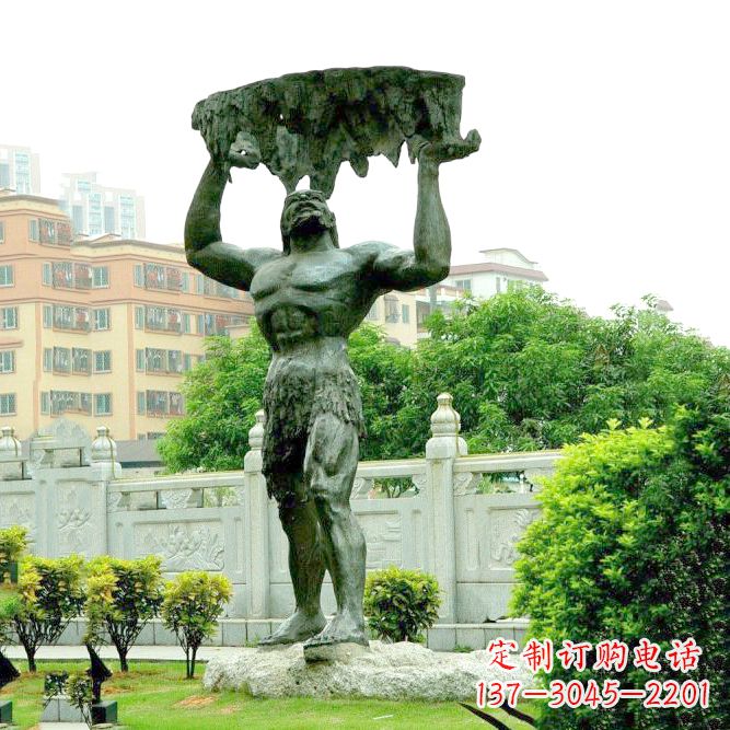 绵阳盘古开天景观雕塑