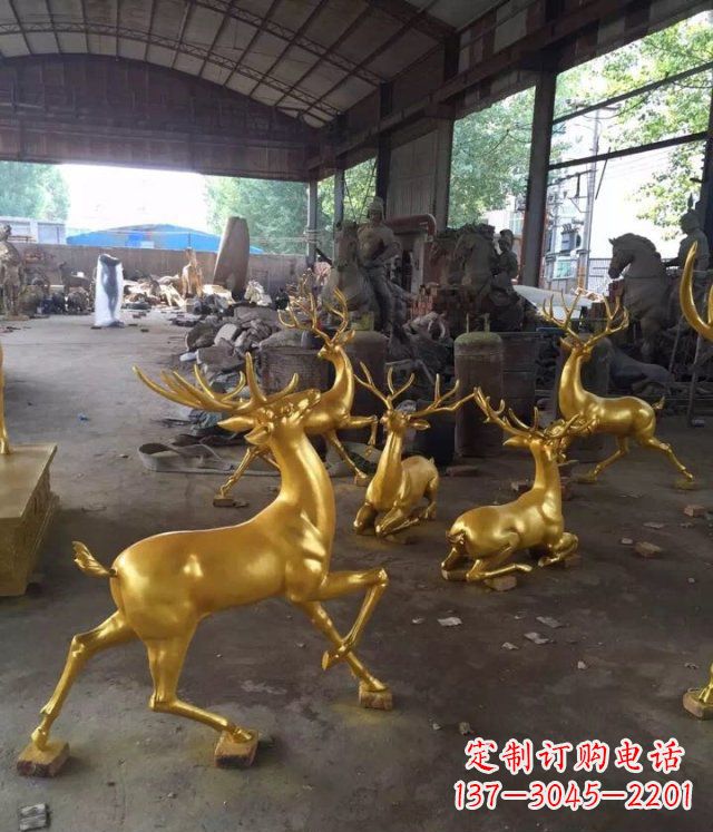 绵阳风格多样的玻璃钢动物雕塑