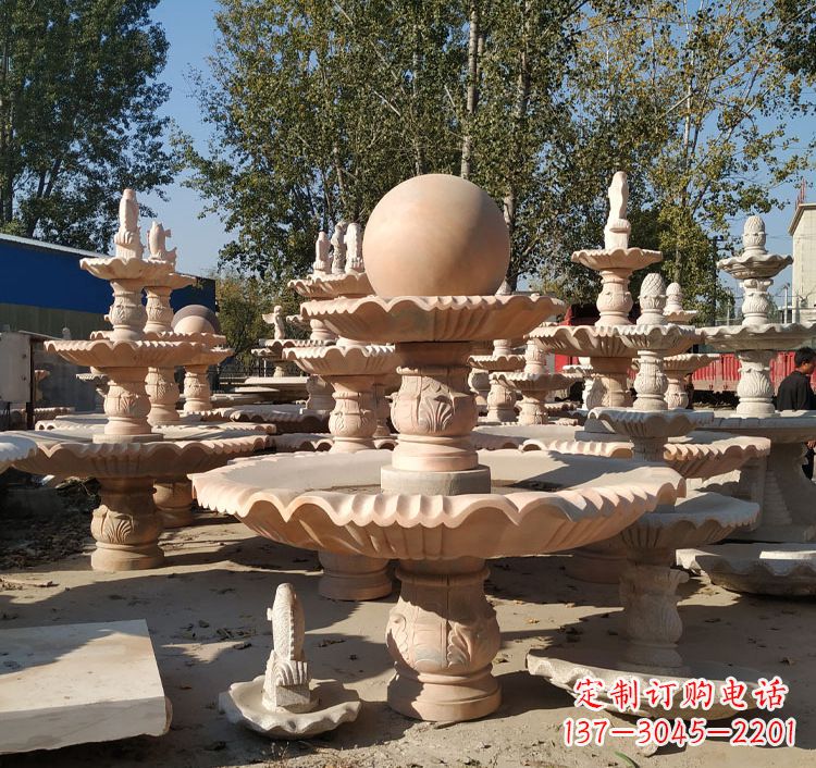 绵阳喷泉砂岩水景雕塑