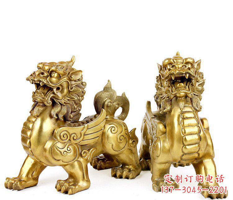 绵阳精美貔貅铜雕,精致雕塑,来自中领雕塑