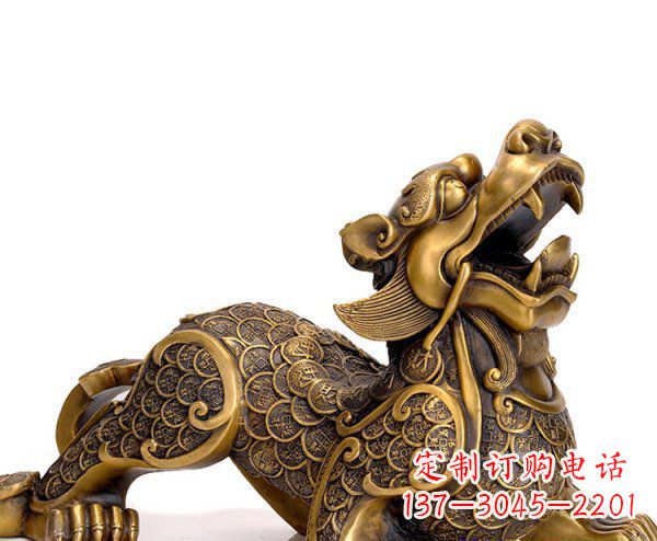 绵阳精美铜质貔貅神兽雕塑