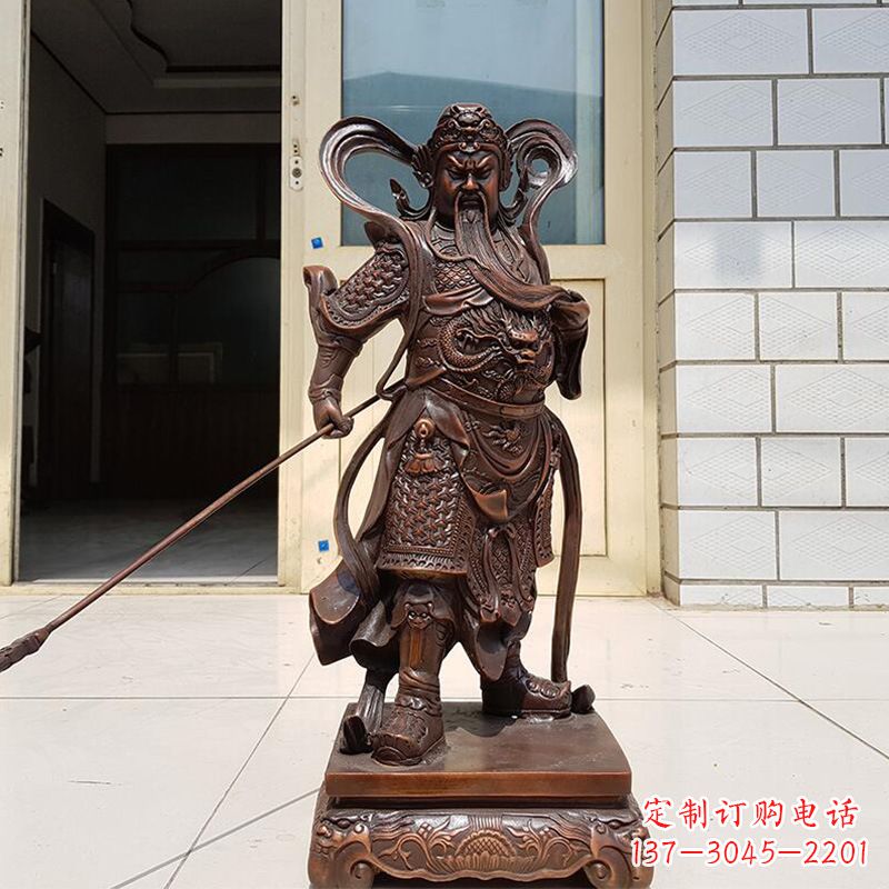 绵阳辟邪关公铜雕像