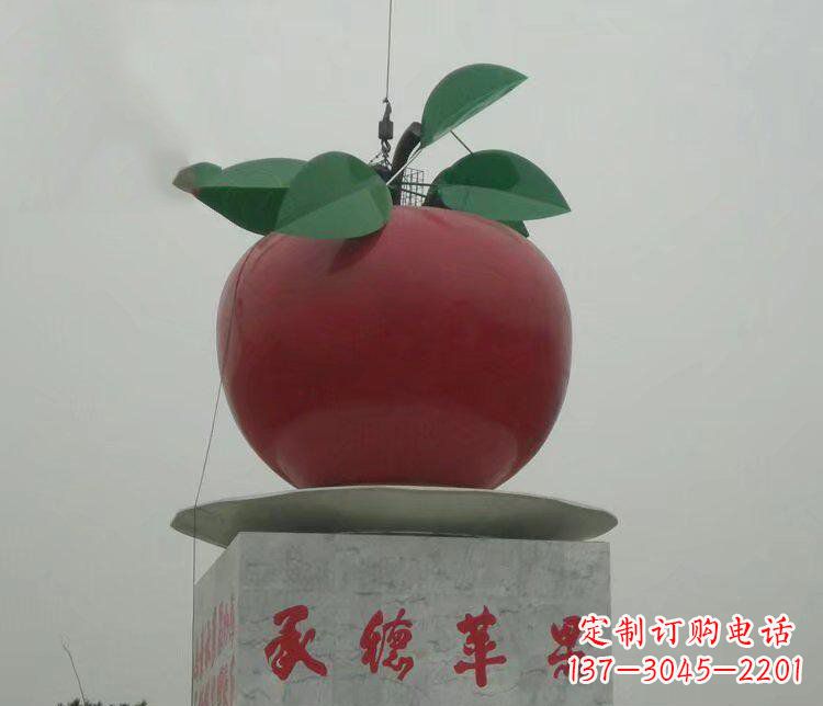 绵阳精美苹果雕塑,给空间增添独特风格