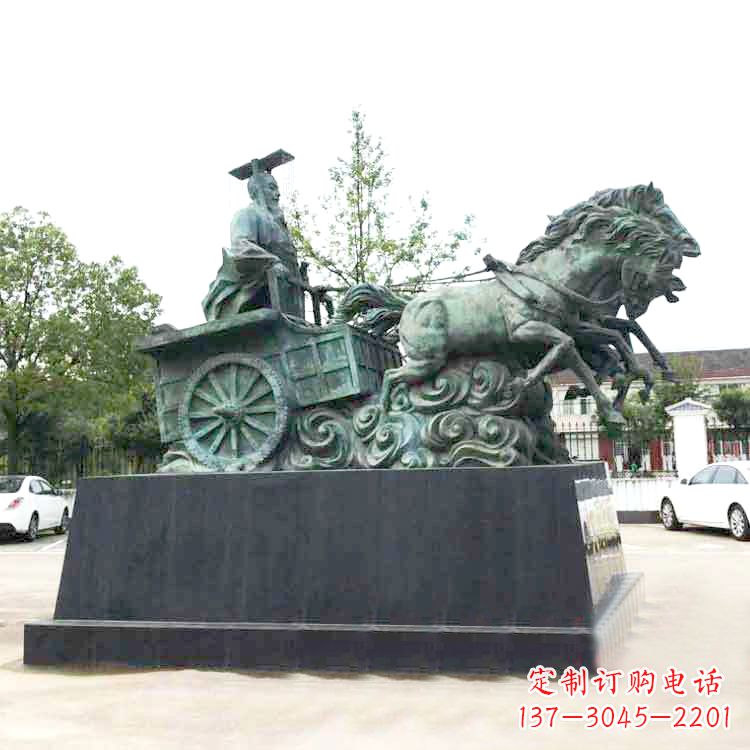 绵阳秦始皇雕塑,震撼历史魅力