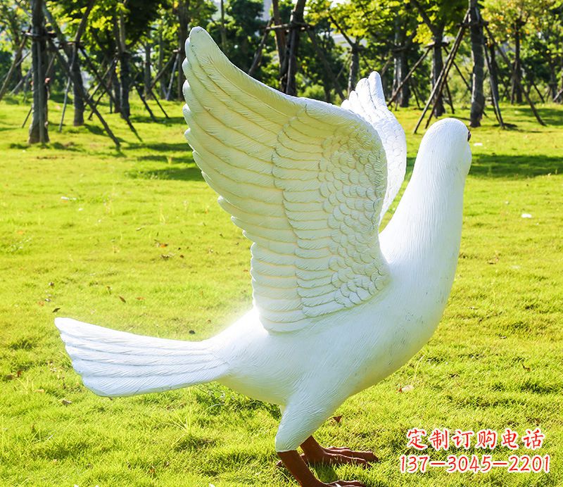 绵阳以和平鸽为灵感,用雕塑记录世界和平