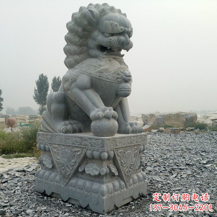 绵阳青石北京狮子雕塑