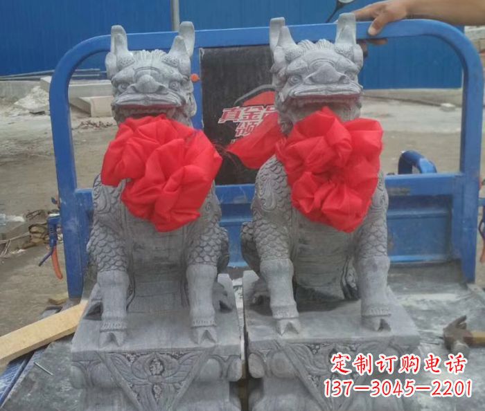 绵阳古典麒麟雕塑,带着神秘古典气息