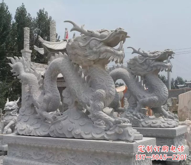 绵阳青石龙雕塑