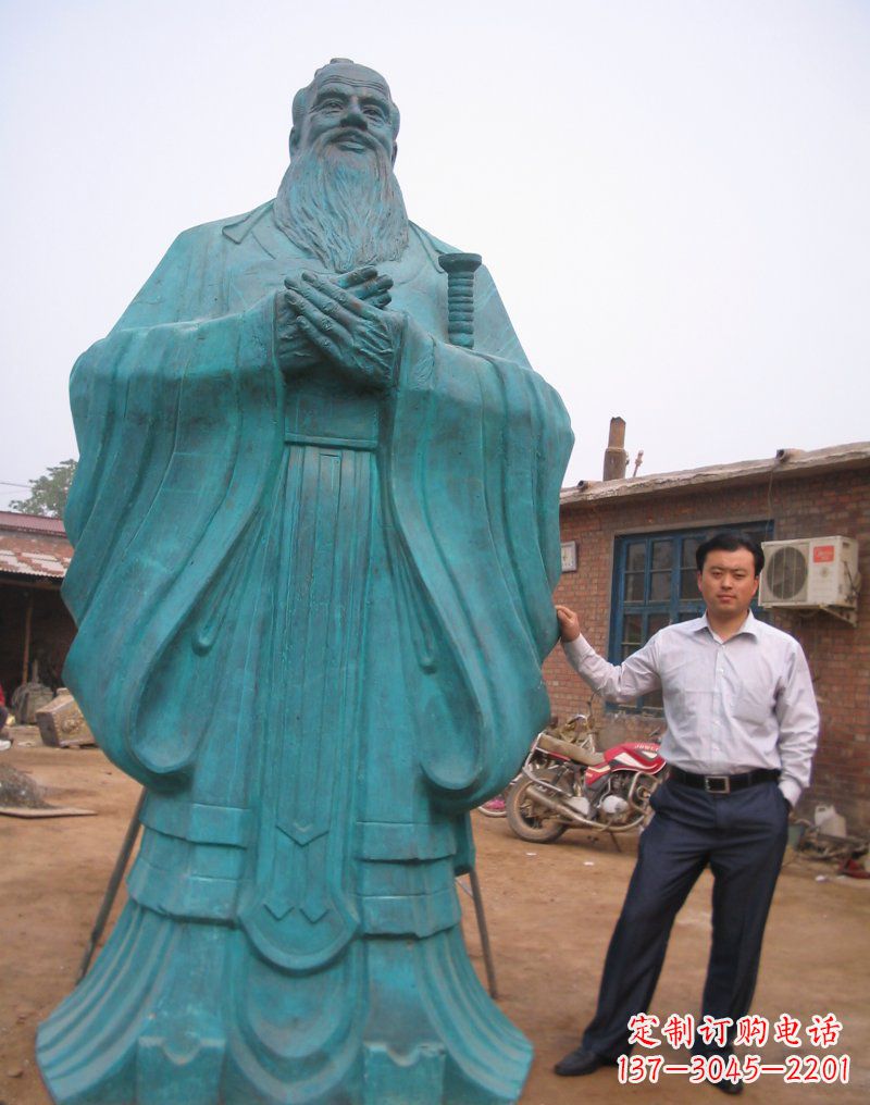 绵阳来自中国历史的经典孔子雕塑