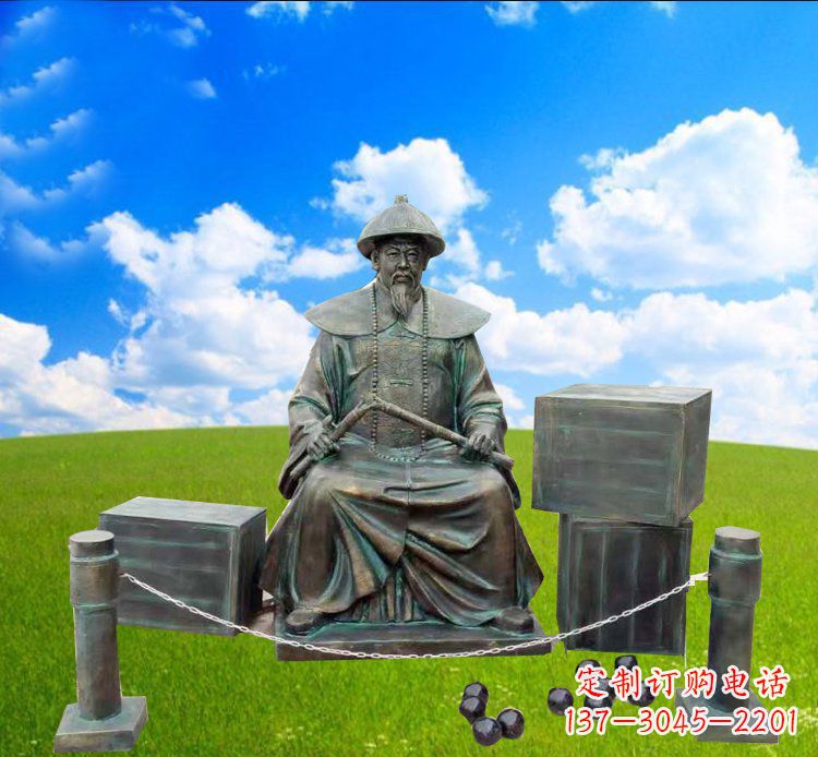 绵阳青铜雕刻的传奇——林则徐铜雕
