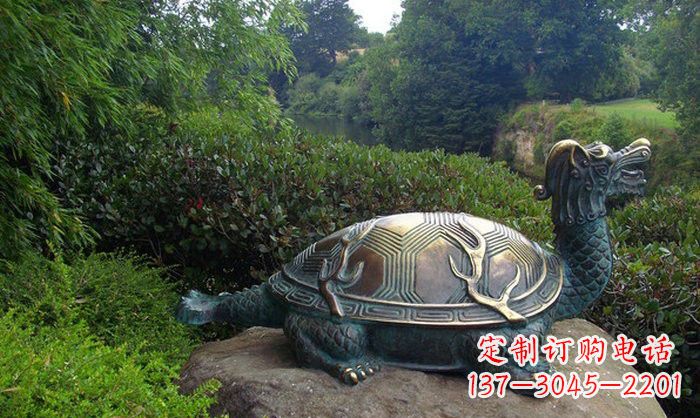 绵阳融合经典的青铜龙雕塑