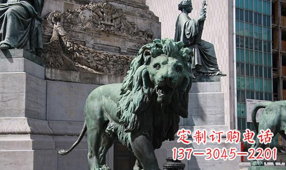 绵阳传承传统工艺,狮子雕塑精品上市