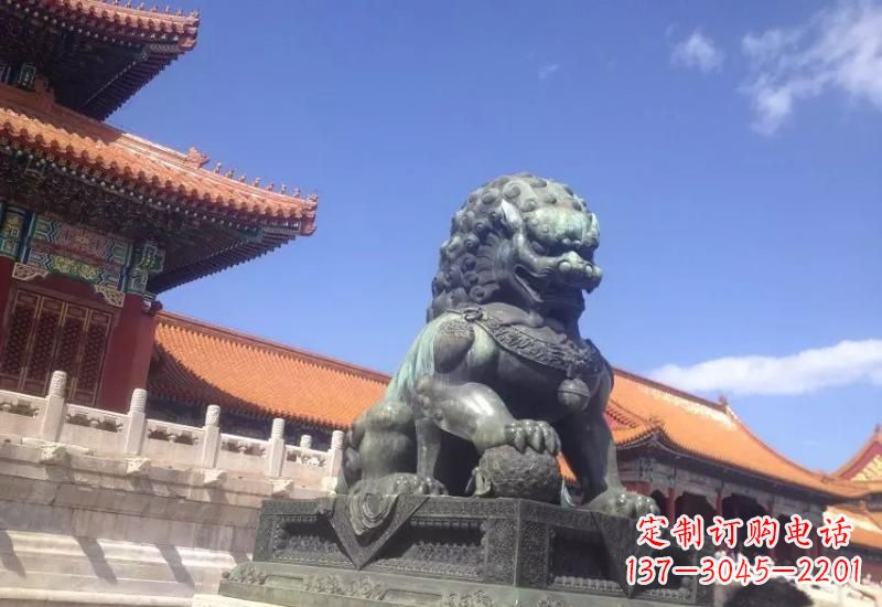 绵阳青铜狮子雕塑